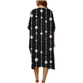 thumbnail image 3 of Womens Cover Ups for Swimwear Open Front Loose Fit Swim Suit Coverup Short Sleeve Swimsuit Cover Up, 3 of 4
