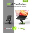 thumbnail image 2 of Soporte para Laptop Acer 10-16" Giratorio 360° Ajustable Negro, 2 of 7