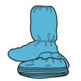 thumbnail image 4 of Halyard Blue Boot Cover One Size Foam Traction Strip Sole 69572 120 Ct, 4 of 4