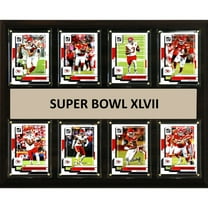 Kansas City Chiefs 12" x 15" Super Bowl XLVII Trading Card Plaque