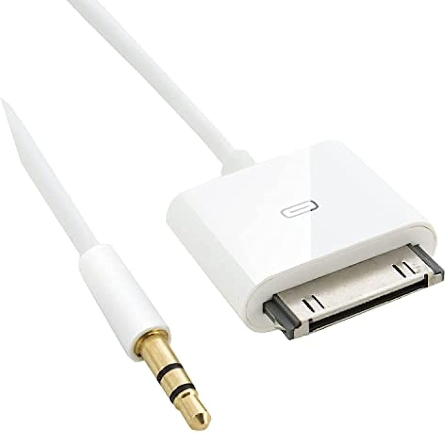 30Pin for Touch/iPhone IP ad Dock to 3.5mm Mini Jack Auxiliary