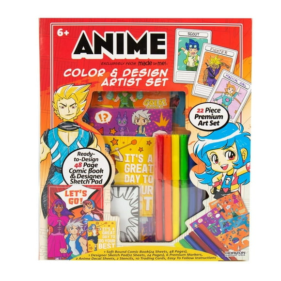Made By Me Anime Color & Design Artist Set