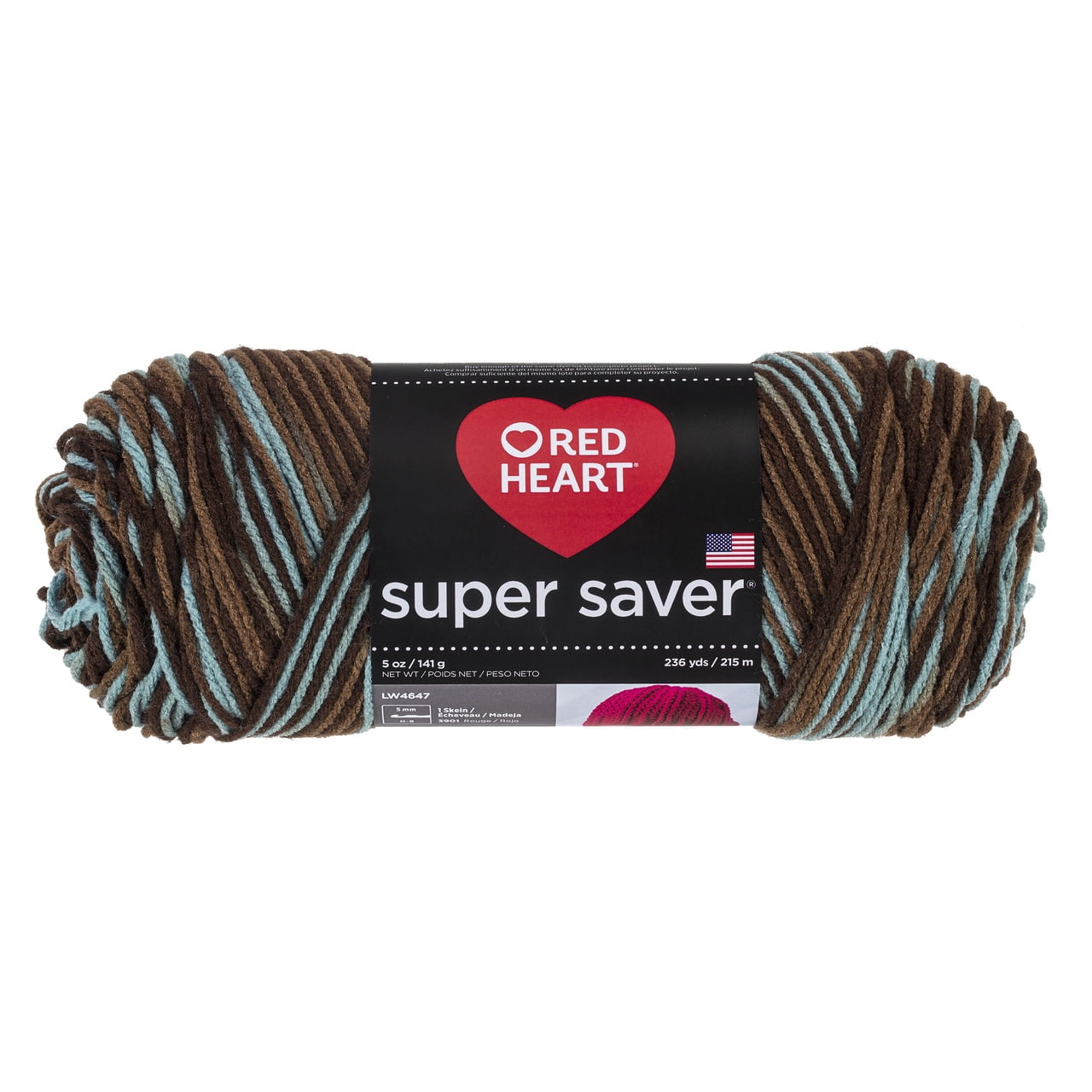 Red Heart Super Saver Acrylic Econ Earth & Sky Yarn, 1 Each Walmart