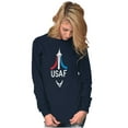 thumbnail image 3 of US Air Force Military Aircraft Jet Long Sleeve TShirt Men Women Brisco Brands S, 3 of 6
