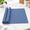Lake Blue-47.3"L x 23.6"W, variant on Translucent 36"L x 24"W Silicone Counter & Drying Mats, 2-Pack