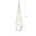 thumbnail image 3 of Macrame Plant Hanger,1 Pcs Plant Hanger Rope Hanging Planter Indoor Hanging Plant Holder Hanging Planters & Baskets with 4 Legs, Stand Flower Pot Holder for Home, 3 of 7