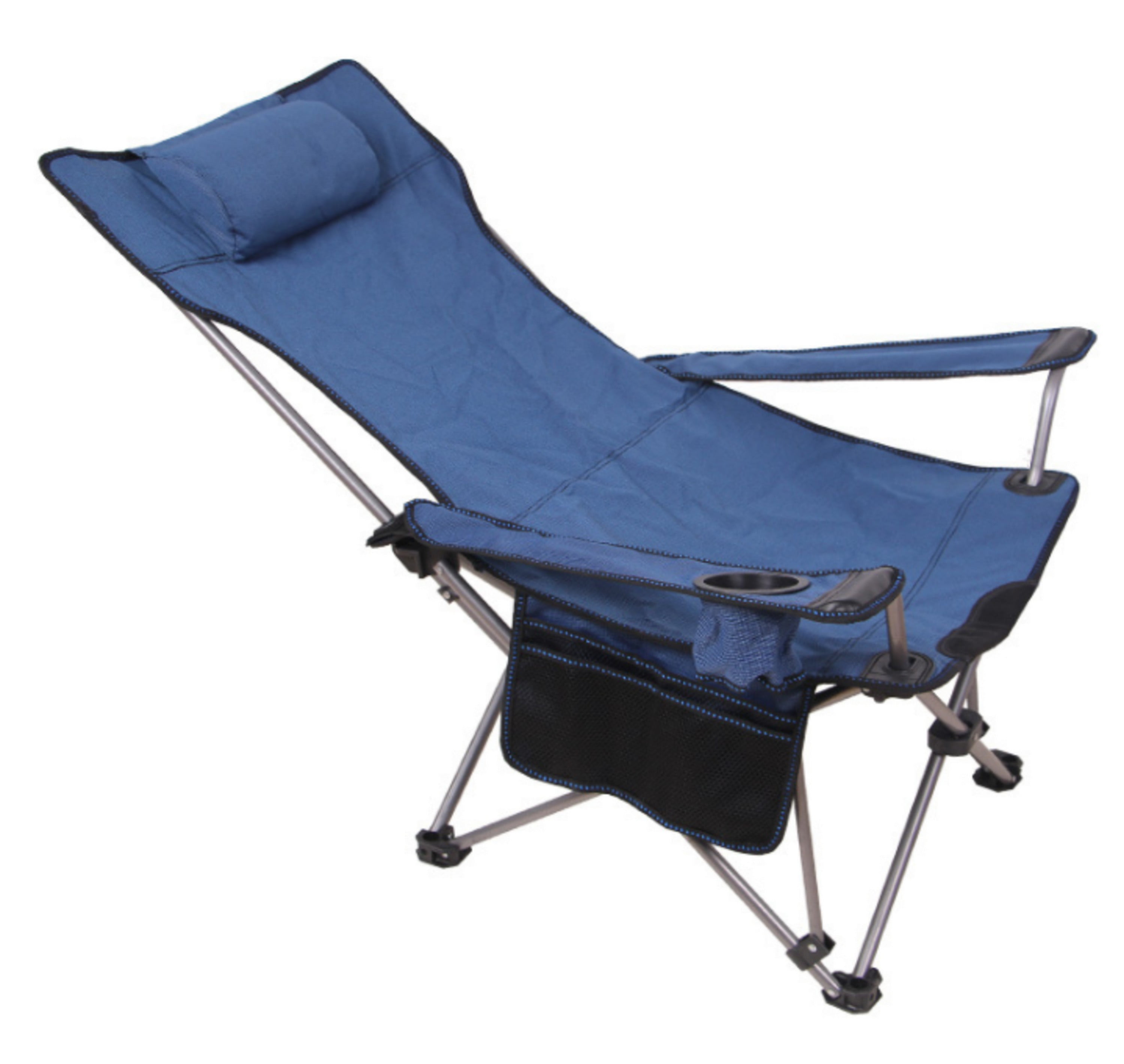 ANIGU Outdoor Mesh Adjustable Camping Folding Chair with Footrest