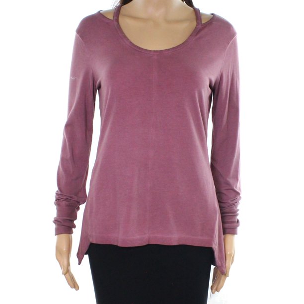 Te Verde Tops & Blouses Deep Womens Medium Cutout Scoop Neck Blouse M