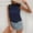Navy, variant on ITSAME Womens Tank Tops, Crew Neck Lace Patchwork Sleeveless Fashion Dressy Cami Tops Black XL