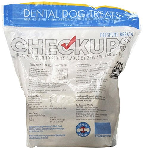 checkups dental dog treats walmart