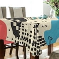 thumbnail image 5 of Yayeee Tablecloths 60" x 120" Rectangle Wrinkle Resistant Party Table Cover, Blue Retro Print, 5 of 8