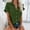 Army Green, variant on Ladies Shirts Summer Top for Women Class Women Shirts Fashion Womens Short Sleeve Pocket Button Tee Casual Blouse Tops Army Green XXL