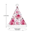 thumbnail image 3 of Cauagu Peonies And Roses for Adult Christmas Hat,1-Pack Xmas Holiday Hat Santa Hat for Women & Men Festive Headwear Accessories Fit for Christmas/New Year/Party, 3 of 6