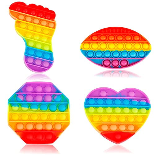 Sensory Anxiety Stress Relief Autistic ADHD Cheap Bubble Controller Figetget Popit Popper Po Figit Set 6 Packs Popitsfidgets Toy for Boys Gift for Girls Kid 