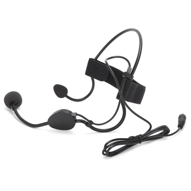 Micrófono Con Cable A Prueba De Polvo Auriculares A Prueba De Sudor Micrófono Micrófono De Diadema Enchufe De 3,5 Mm Micrófono Con Gancho Para La Oreja Micrófono De