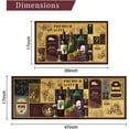 thumbnail image 3 of Wine Kitchen Rugs, Kitchen Mat Set of 2, Grape Kitchen Mat, Wine Decor for Kitchen, Kitchen Wine Mats, Wine Kitchen Mats for Floor, Vineyard Kitchen Rugs and Mats, Wine Theme Rugs 17x30 and 17x47 Inch, 3 of 6