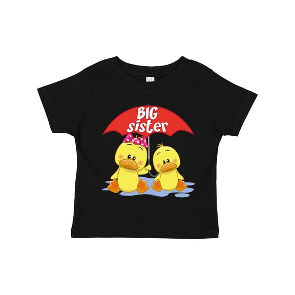 Inktastic Big Sister Duck Girls Toddler T-Shirt