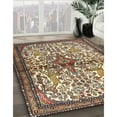 thumbnail image 2 of Ahgly Company Indoor Square Traditional Reddish Brown Persian Area Rugs, 8' Square, 2 of 6