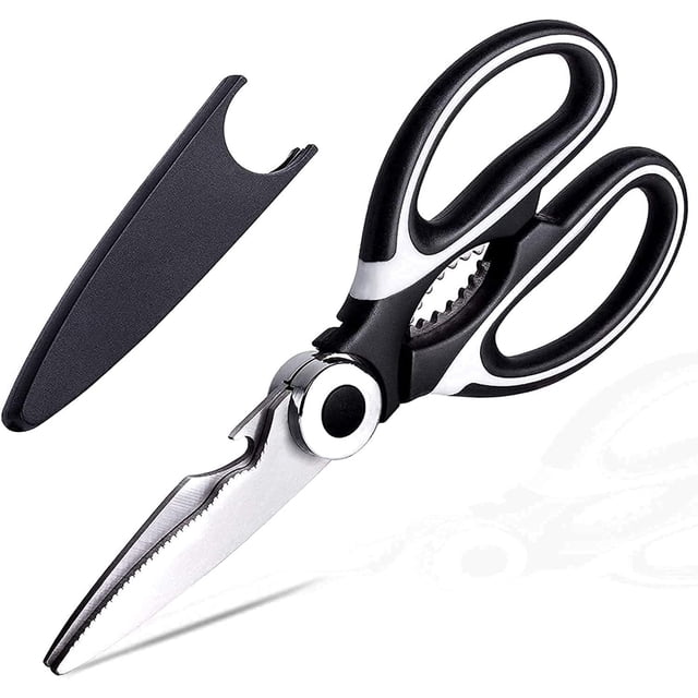 Cqxid Cutter Under $5 Heavy Duty Kitchen Shears Premium Ultra Sharp Scissors Multi Utility Kitchen Scissors Set Poultry Shears Stainless Sharp