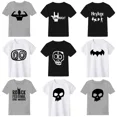 thumbnail image 2 of Camiseta de verano 2024 para niños, camiseta de moda 100 % algodón para niño, camiseta para niña con estampado de calavera de dibujos animados, ropa para niño de 2 a 10 años, 2 of 5