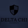 thumbnail image 3 of CafePress - Delta Chi Vertical Black Logo T Shirt - Women's Traditional Fit Dark T-Shirt, 3 of 4