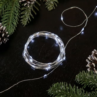 10 Pack 33ft 100 LED Fairy Lights With Remote - Battery Operated, Waterproof, 8 Modes & Timer (Warm White)