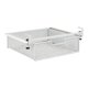 thumbnail image 1 of Cesta de almacenamiento invisible para debajo del cajón, caja de almacenamiento, accesorios de oficina, deslizante Blanco M, 1 of 9