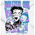 thumbnail image 2 of Kanji Style Cartoon Bring on the Boop Women's Long Sleeve T Shirt Brisco Brands S, 2 of 6