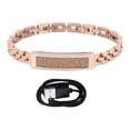 thumbnail image 2 of Bracelet Intelligent Bracelet en Acier Modes de Mouvement Multiples Rappel d'Appel Étanche Bracelet Intelligent Magnétique Traqueur d'Activité et de Mise en Forme, 2 of 7