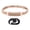 Gold, variant on Smart Bracelet Steel Wristband Multi Motion Modes Call Reminder Waterproof Magnetic Activity Fitness Tracker Health Monitor Touchscreen for Men and Women, Gold, 9.84 in / 25 cm