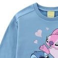 thumbnail image 2 of Disney Lilo & Stitch Angel Crewneck Pullover Sweatshirt (Girls), Sizes 8-12, 2 of 4