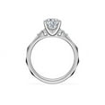 thumbnail image 5 of 2.15 Carat Wonderful Oval Cut Moissanite Halo Proposal Ring for Women Solid 14K White Gold Size 9.5 by Diamond-Capitals, 5 of 8