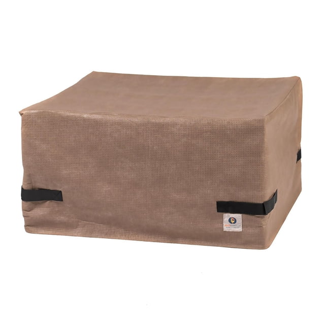 Duck Covers Elite 50-Inch Square Outdoor Backyard Patio Fire Pit Outer Cover