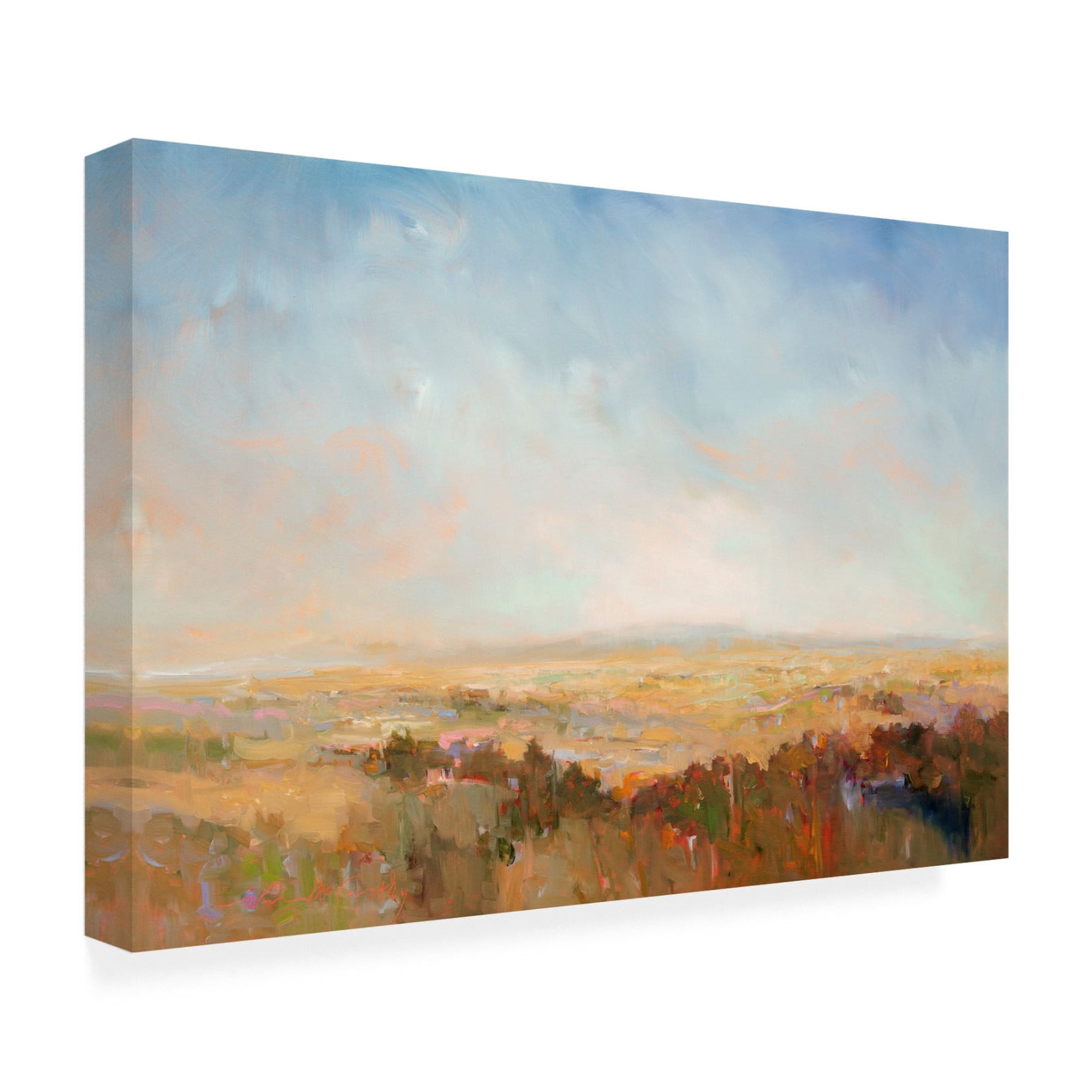 Canvas Wall Art - William McCarthy 'Slice of Water' Wall Art for Living Room, Bedroom, or Office Décor by Trademark Fine Art - 24 x 16 Inches