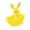 Yellow, variant on Easter Snacks and Fruit Baskets With Lovely Rabbit Designs For Party Favors