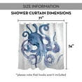 thumbnail image 6 of Creative Products Octo Watercolor Navy 71x74 Shower Curtain, 6 of 6