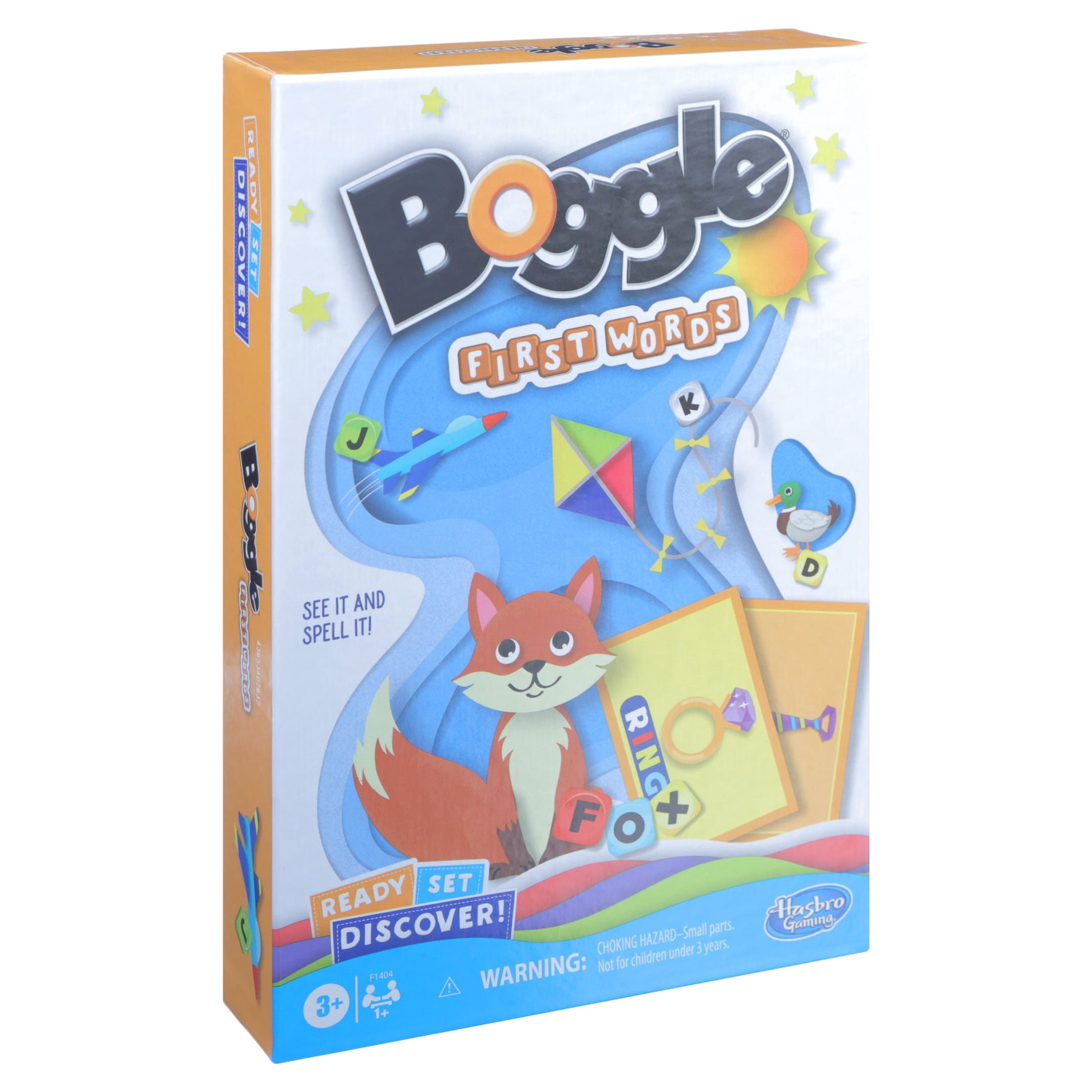 Ready Set Discover Boggle First Words Matching Card Game for Kids and Family Ages 3 and Up