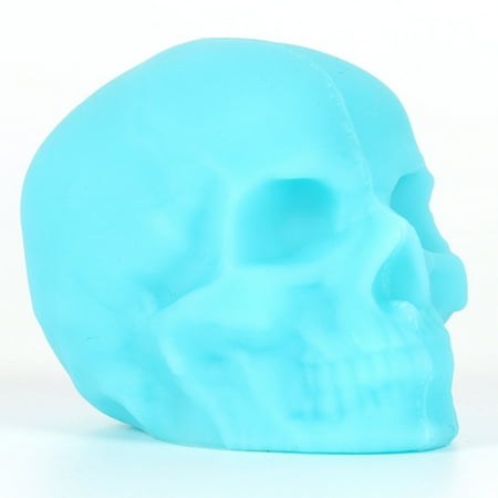 

Hhdxre Wine Bottle Stopper Silicone Reusable Skull Shape Silicone Bottle Cork Keep Wine Fresh For Home Party(Blue)