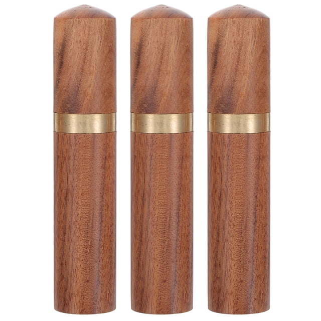 Miangastore 3pcs Wooden Storage Cases Portable Sewing For Quilting Crafting Present For Knitting Lovers Accessories
