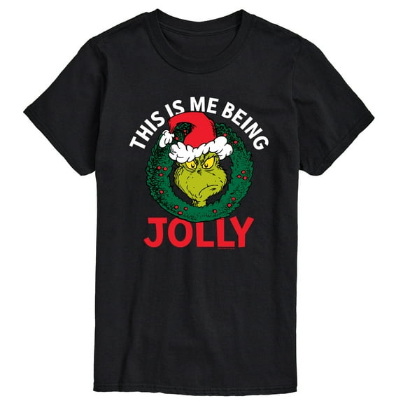 The Grinch - This Is Me Being Jolly - Men's Short Sleeve Graphic T-Shirt