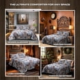 thumbnail image 3 of Realtree Aspect Ocean Full/Queen Comforter Set - 3 Pcs Fishing Hunting Bedding - 100% Cotton Super Soft Sea Water Printed Camouflage Outdoor Beach Themed Decor Bed Set with Pillow Shams - (80" x 90"), 3 of 7