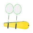 thumbnail image 1 of LOVIVER 2Pcs Badminton Rackets Set Badminton Shuttlecock for Couples Beginners Beach green, 1 of 8