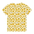 thumbnail image 6 of Spazoro Toddler Girls T-shirts, Crewneck Printed Summer Casual Short Sleeve Tops Tee White Size 3 T, 6 of 7
