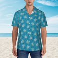 thumbnail image 2 of Balery Sea Turtle Camisas hawaianas de manga corta para hombre, camisas playeras de corte holgado, camisas de vacaciones con botones,3X-Large, 2 of 7