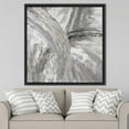 thumbnail image 4 of Silver Art, Silver Marble Artwork, Abstract Canvas, Modern Art, Trendy Art Canvas, Marble Wall Decor, Gray Poster, Canvas Wall Decor - Black Framed, 4 of 6