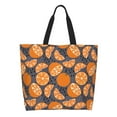 thumbnail image 1 of Balery Various Oranges Bolsa Tote Estilo Estético con Cremalleras, Bolsa de Hombro, Bolsa de Compras Grande y Plegable, 1 of 8