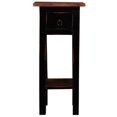 thumbnail image 2 of Sunset Trading Cottage Narrow Wood Side Table in Antique Black and Raftwood Top, 2 of 5