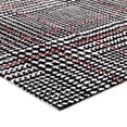 thumbnail image 3 of Modern Contemporary Urban Design Living Lounge Room Area Rug Runner Floor Carpet, Fabric, Multi Black, 3 of 6
