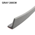 thumbnail image 2 of 1pc Bathroom Water Stopper Retention Water Strip Shower Dam Flood Dry And Wet Separation Blocker Silicone Seal Strip Flexible, 2 of 11