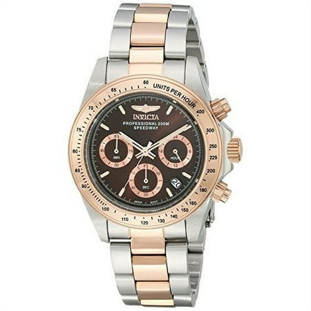 Invicta Speedway Chronograph Brown Dial Two-tone Men's Watch 17029